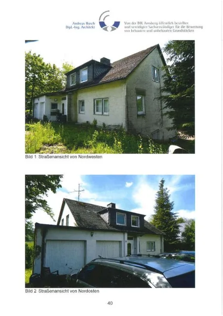 Zwangsversteigerung Mehrfamilienhaus in Brilon: Objektfoto
