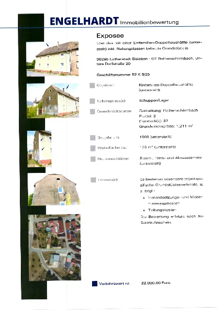 Zwangsversteigerung Doppelhaushälfte in Eisleben: Objektfoto