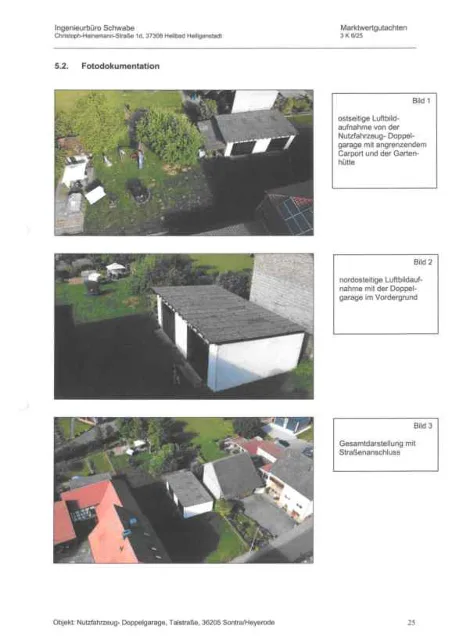 Zwangsversteigerung Stellplatz/Garage in Sontra: Objektfoto