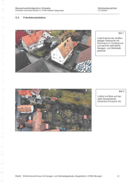 Zwangsversteigerung Zweifamilienhaus in Eschwege: Objektfoto