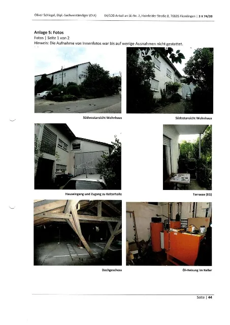 Zwangsversteigerung Mehrfamilienhaus in Flemlingen: Objektfoto