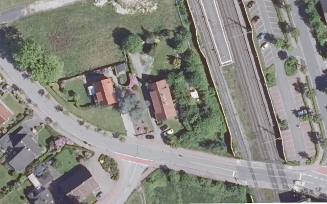 Amtliches Luftbild der Objektlage