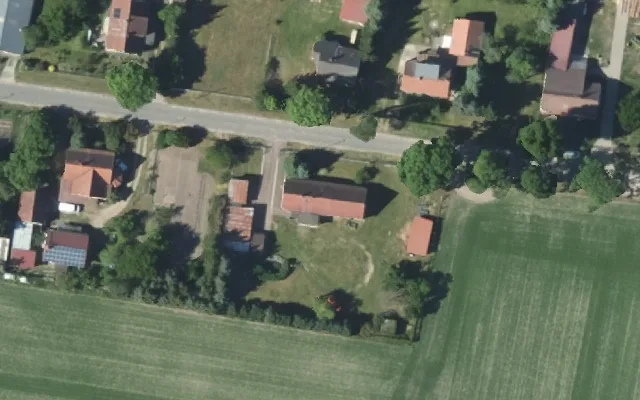 Amtliches Luftbild der Objektlage