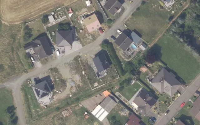 Amtliches Luftbild der Objektlage