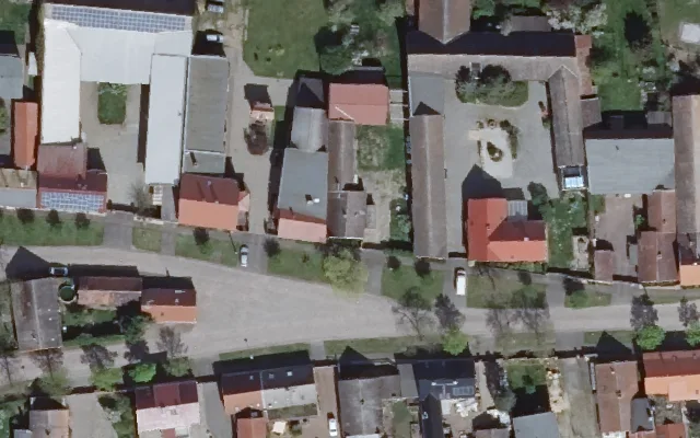 Amtliches Luftbild der Objektlage