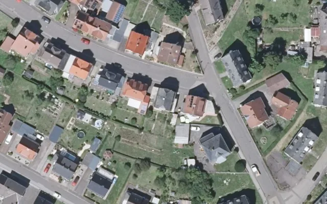 Amtliches Luftbild der Objektlage
