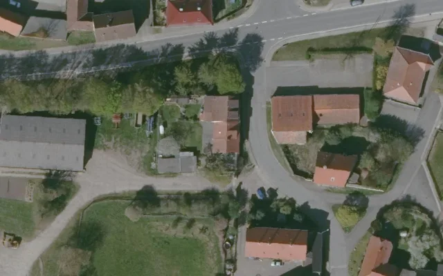 Amtliches Luftbild der Objektlage