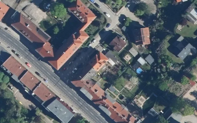 Amtliches Luftbild der Objektlage