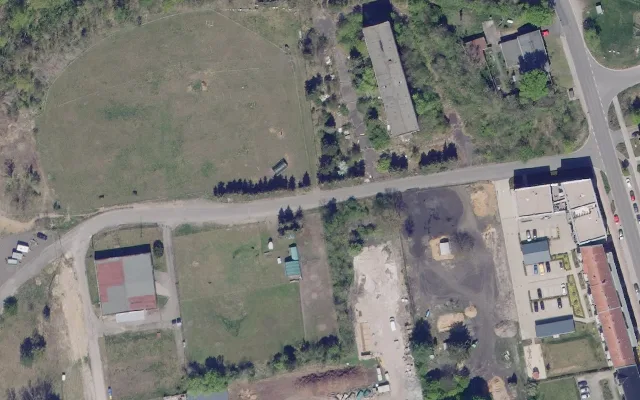 Amtliches Luftbild der Straßenlage