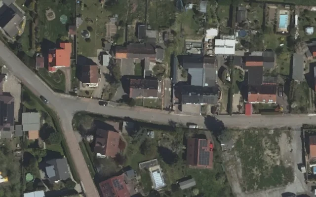 Amtliches Luftbild der Objektlage