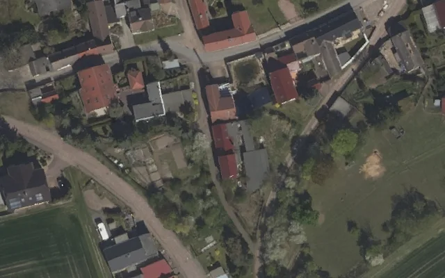 Amtliches Luftbild der Objektlage