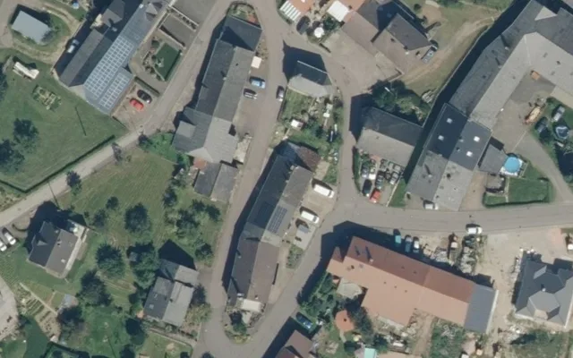 Amtliches Luftbild der Objektlage