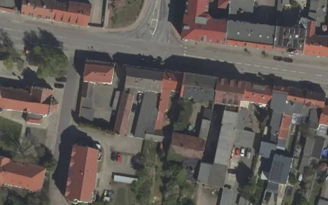 Amtliches Luftbild der Objektlage