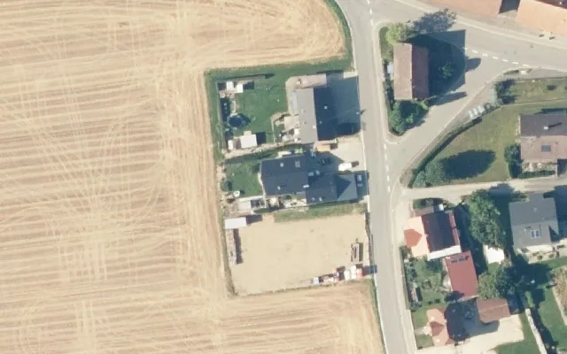 Amtliches Luftbild der Objektlage