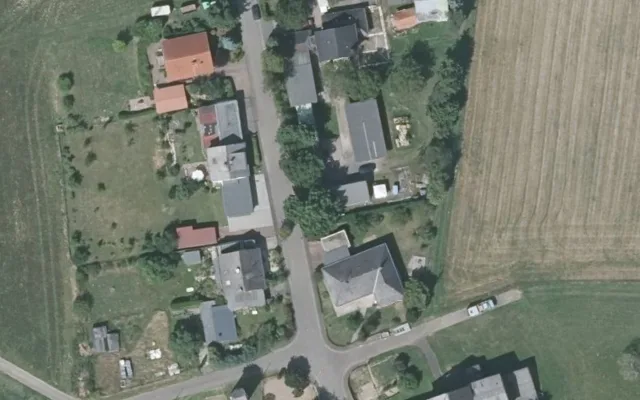 Amtliches Luftbild der Objektlage