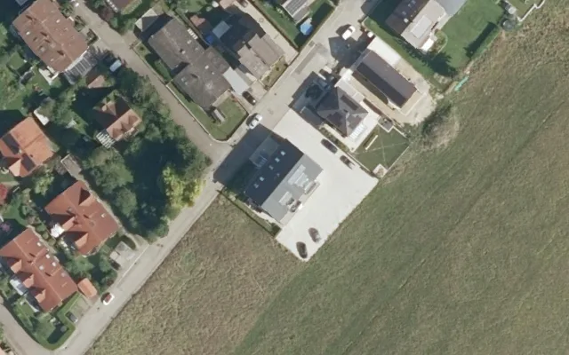 Amtliches Luftbild der Objektlage