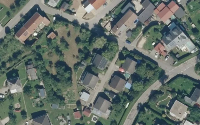 Amtliches Luftbild der Objektlage