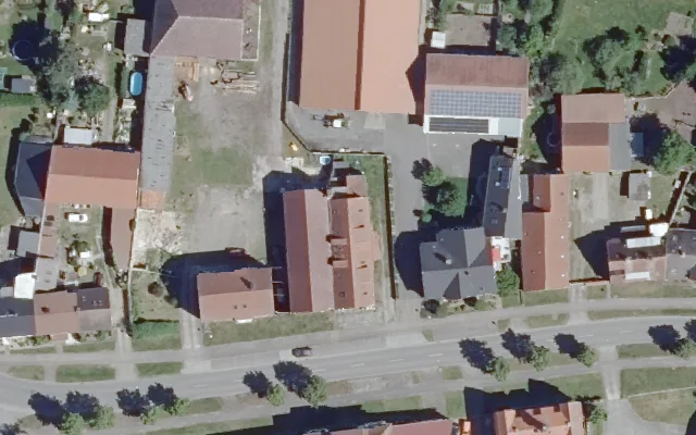 Amtliches Luftbild der Objektlage