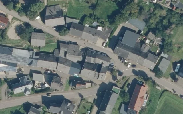 Amtliches Luftbild der Objektlage