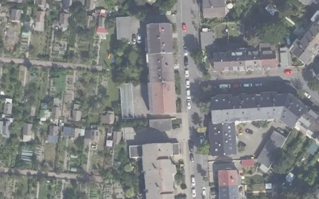 Amtliches Luftbild der Objektlage
