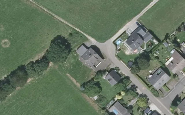 Amtliches Luftbild der Straßenlage
