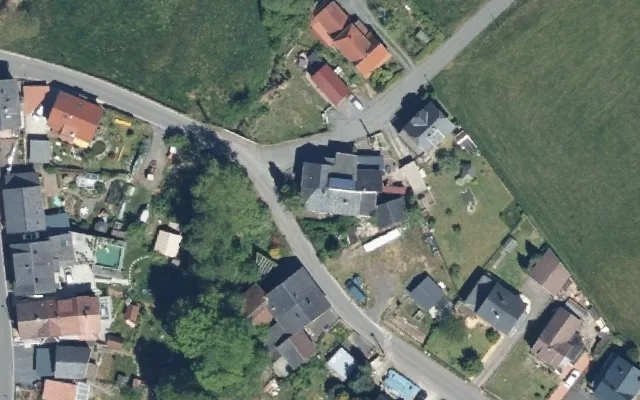 Amtliches Luftbild der Objektlage