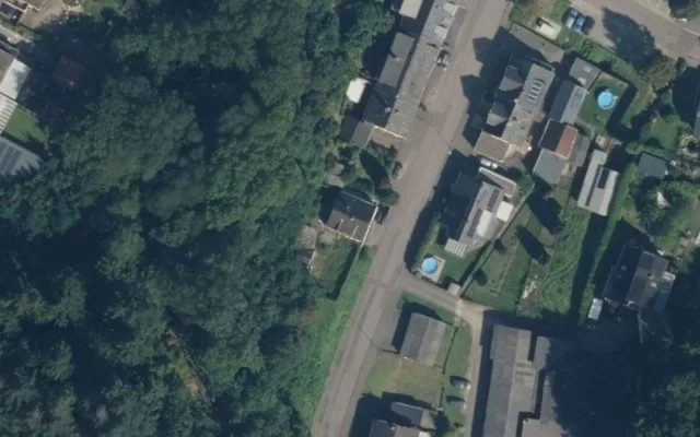 Amtliches Luftbild der Objektlage