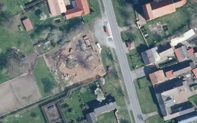 Amtliches Luftbild der Objektlage
