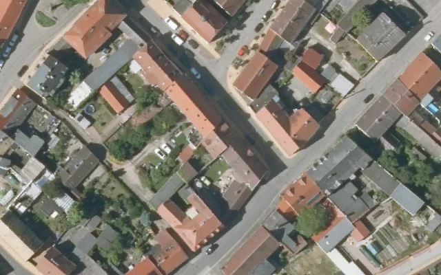 Amtliches Luftbild der Objektlage