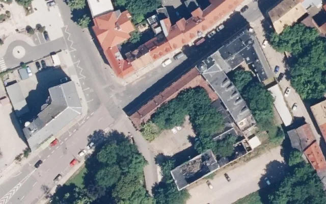 Amtliches Luftbild der Objektlage