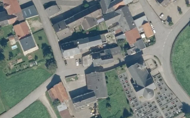 Amtliches Luftbild der Objektlage