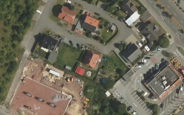 Amtliches Luftbild der Objektlage