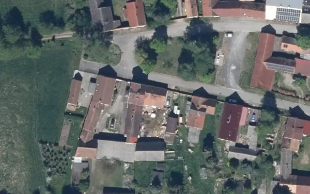 Amtliches Luftbild der Objektlage