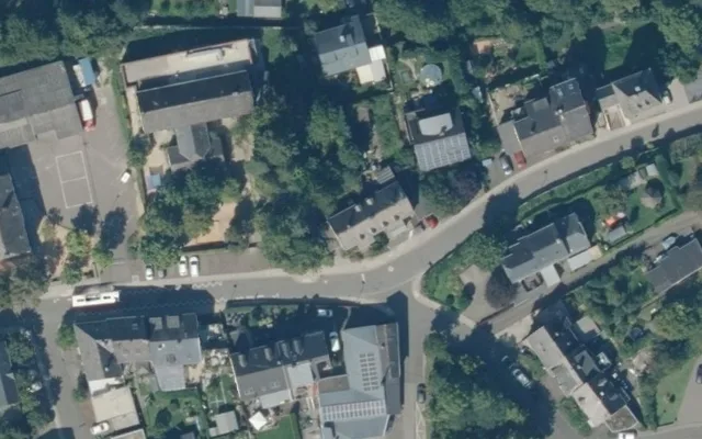 Amtliches Luftbild der Objektlage