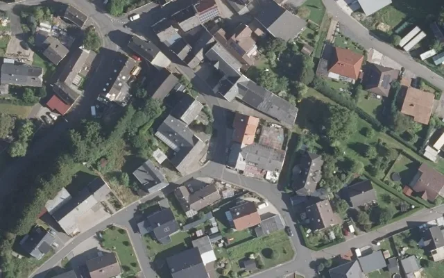 Amtliches Luftbild der Straßenlage