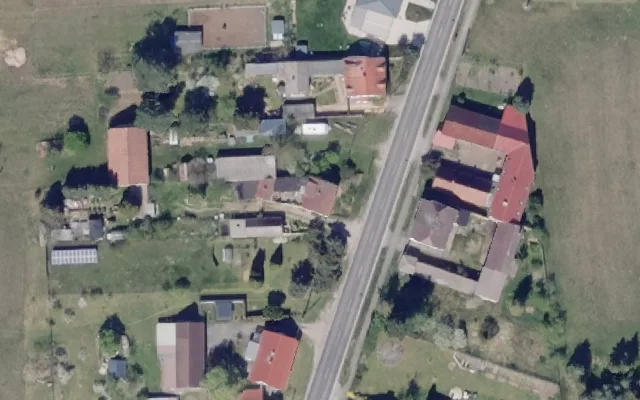 Amtliches Luftbild der Objektlage