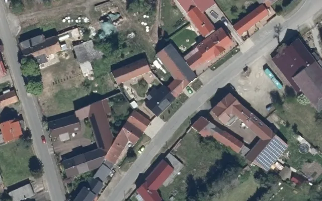 Amtliches Luftbild der Objektlage