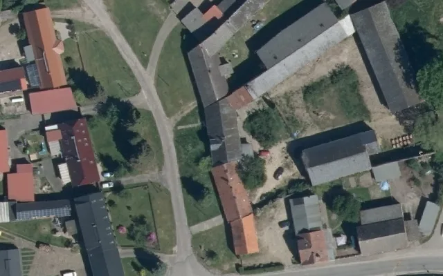 Amtliches Luftbild der Objektlage