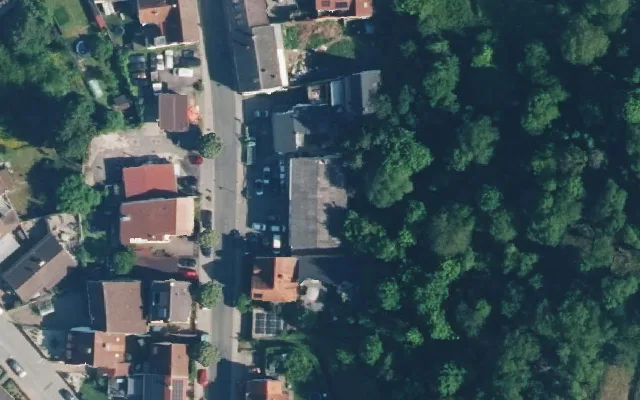 Amtliches Luftbild der Objektlage