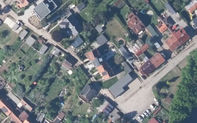 Amtliches Luftbild der Objektlage