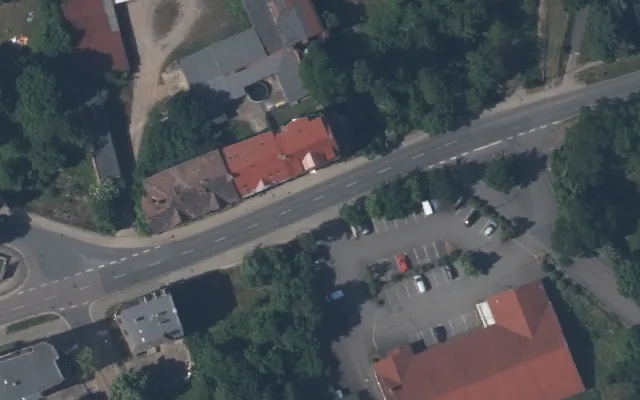 Amtliches Luftbild der Straßenlage