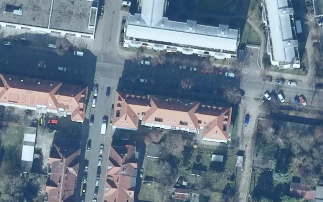 Amtliches Luftbild der Objektlage