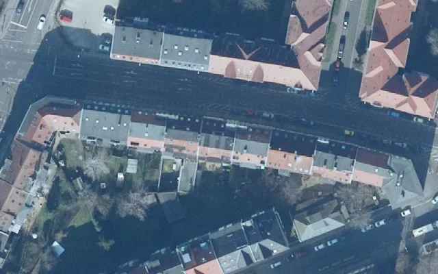 Amtliches Luftbild der Objektlage