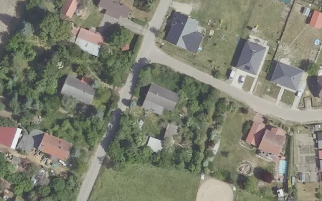 Amtliches Luftbild der Objektlage