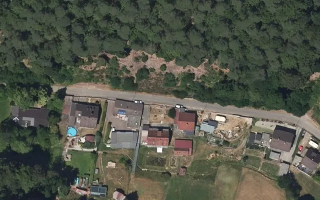 Amtliches Luftbild der Straßenlage