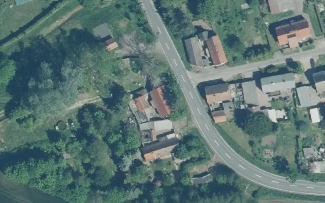 Amtliches Luftbild der Objektlage