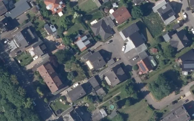 Amtliches Luftbild der Objektlage