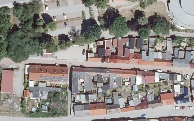 Amtliches Luftbild der Objektlage