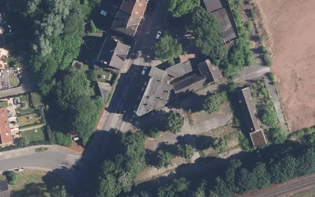 Amtliches Luftbild der Objektlage