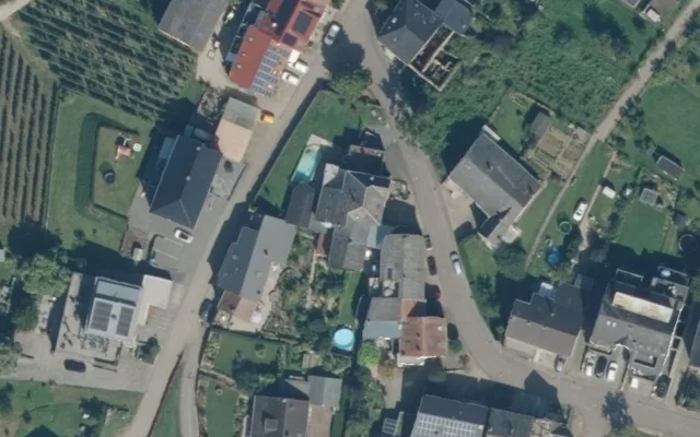 Amtliches Luftbild der Objektlage